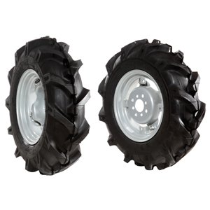 Coppia ruote gommate 6.5/80x12 - Disco registrabile - 6920 9021B Coppia ruote gommate 6.5/80x12 - Disco registrabile - 6920 9021B
